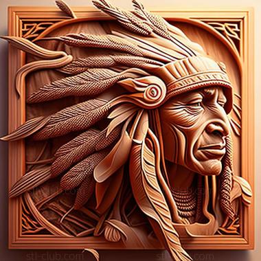 3D модель Художники коренных американцев (STL)